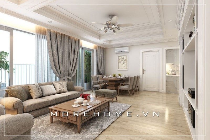 Bàn trà đóng vai trò là điểm nhấn tôn thêm giá trị thẩm mỹ cho không gian tổ ấm của mọi gia đình.